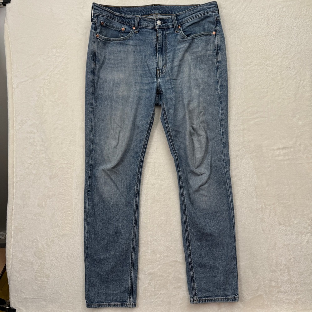 Levi's 511 Slim Fit Jeans Mens Blue Medium Wash WaterLess Stretch Denim‎